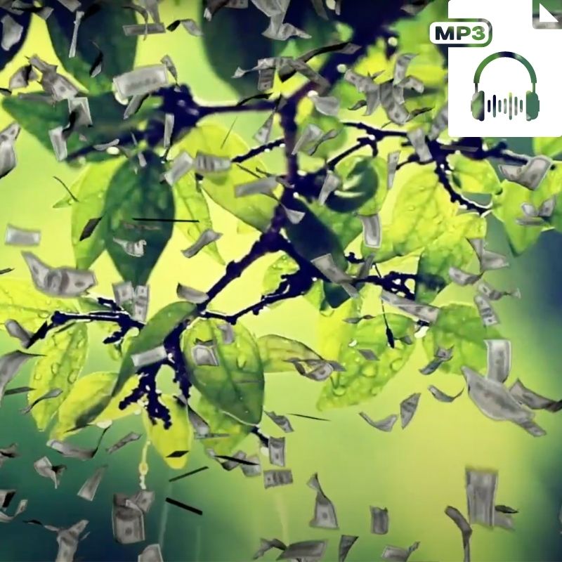 Raining Money Tree Subliminal Sleep Track with Activating Tones (MP3 - 75min)